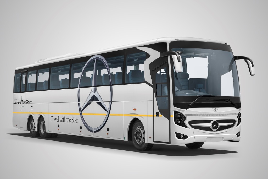 Mercedes-Benz 2441 Super High Deck Coach - India's longest bus launched|  TrucksBuses.com