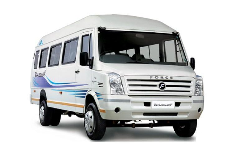 force traveller 20 seater ac on road price