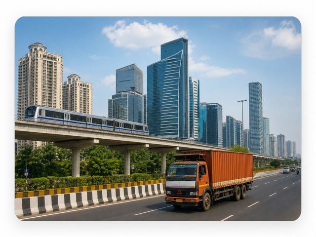 Noida city — check traffic challan