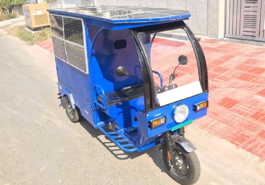 Sun Run Solar Power E Cart 3 Wheelers
