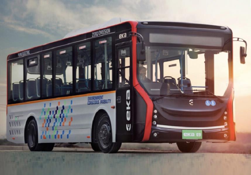 Eka E9 Electric Bus photo 1