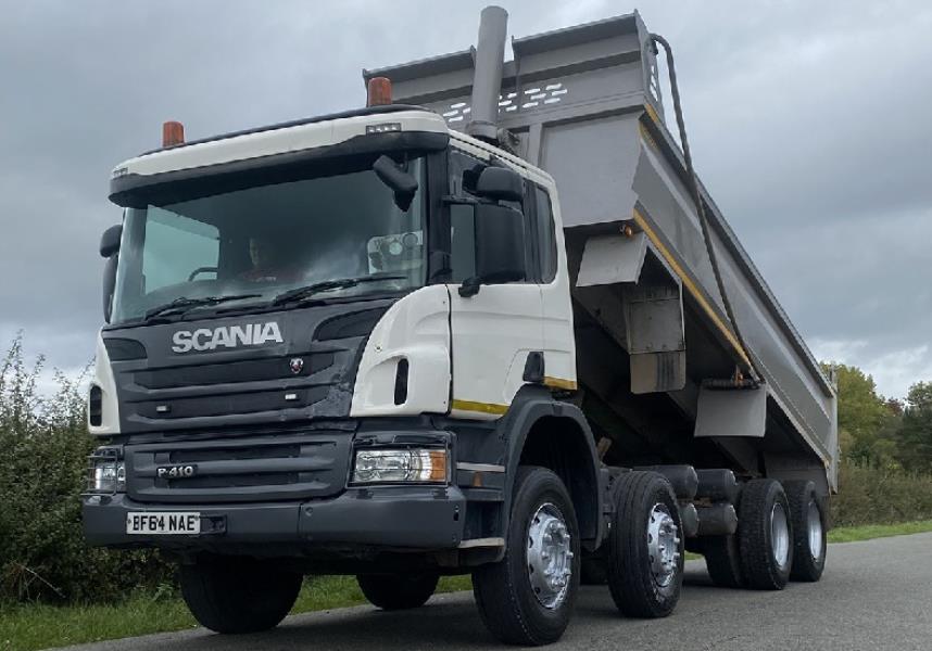 Scania P410 8x4 Trucks