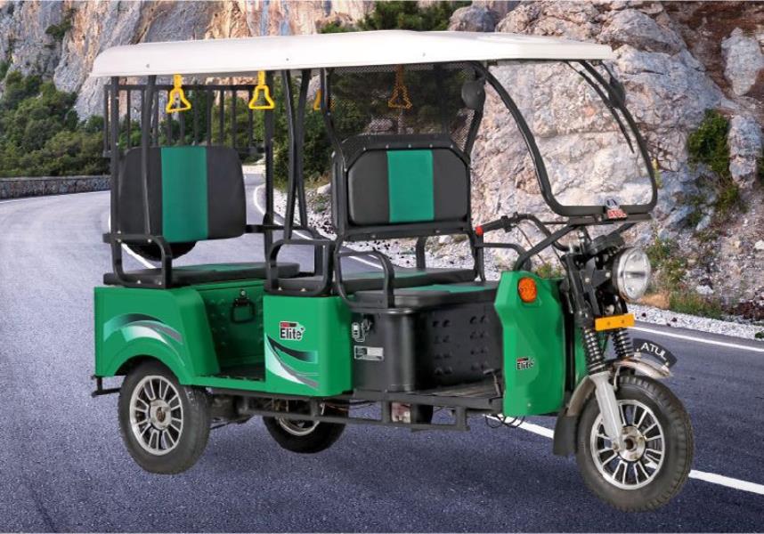 Atul Auto Elite Paxx E-Rickshaw Li-Ion battery