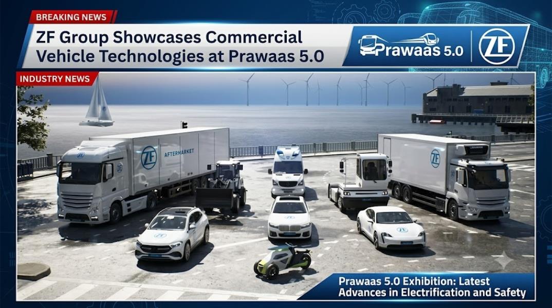 ZF Group Showcases Commercial Vehicle Technologies at Prawaas 5.0