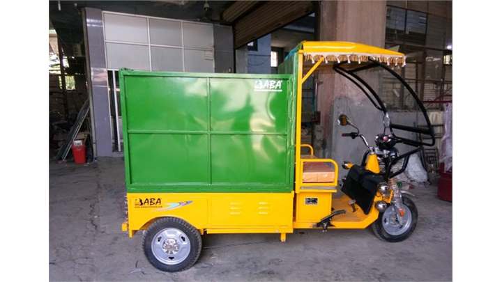 Baba Garbage Loader E Cart 3 Wheeler