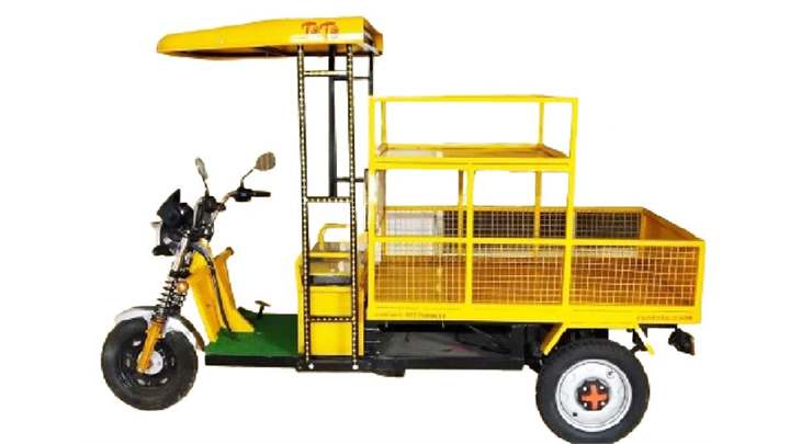 Run Toto Water Supply E Loader 3 Wheeler