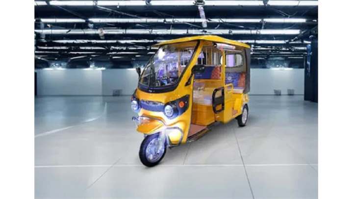 Kaptech Yellow Battery Operated 3 Wheeler