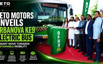 Keto Motors Unveils Urbanova KE9 Electric Bus