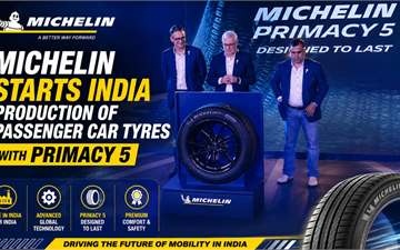 Michelin Starts India Production of Passenger Car Tyres With Primacy 5
