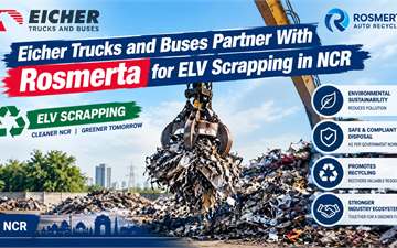 Eicher Trucks and Buses Partner With Rosmerta for ELV Scrapping in NCR