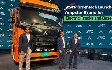 JSW Greentech Launches Ampstar Brand for Electric Trucks and Buses